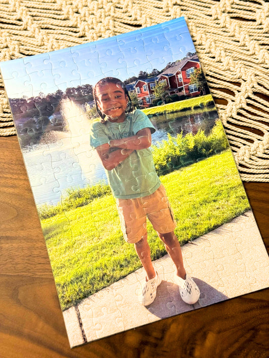 Custom 120-Piece Photo Puzzle – Personalized Jigsaw Gift (12.2" x 8.6")