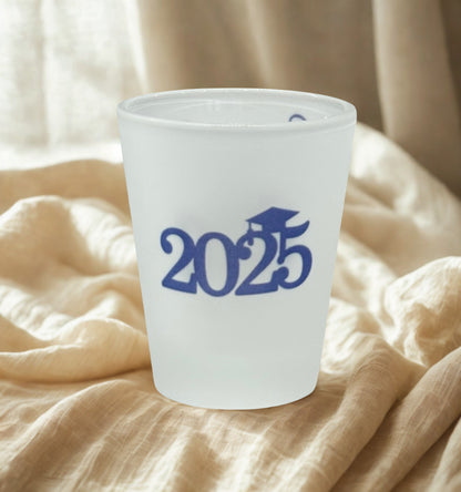 Customized Frosted Shot Glass for Graduation Parties - 1.5oz